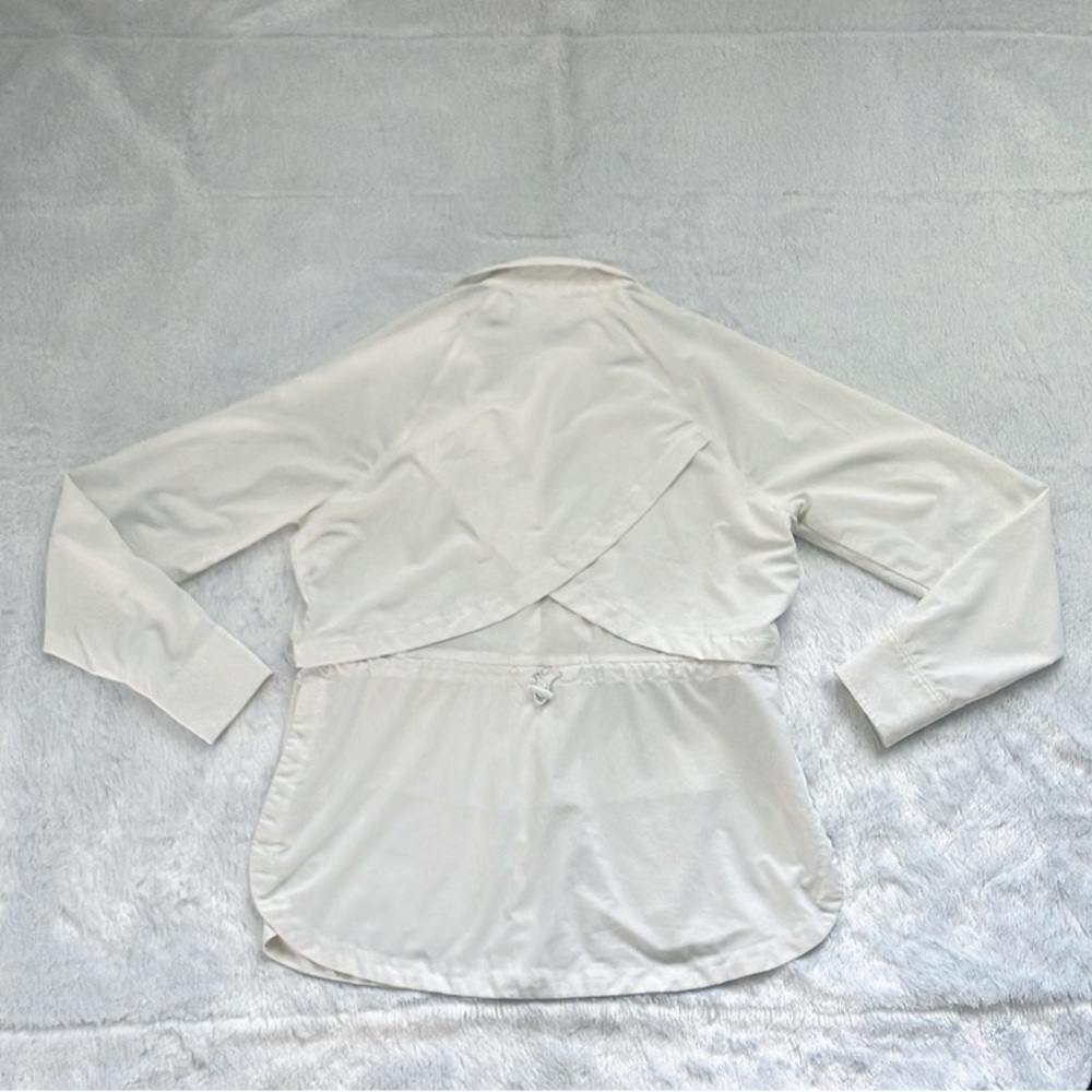 Athleta Snap Button Down Winter White Northstar T… - image 5
